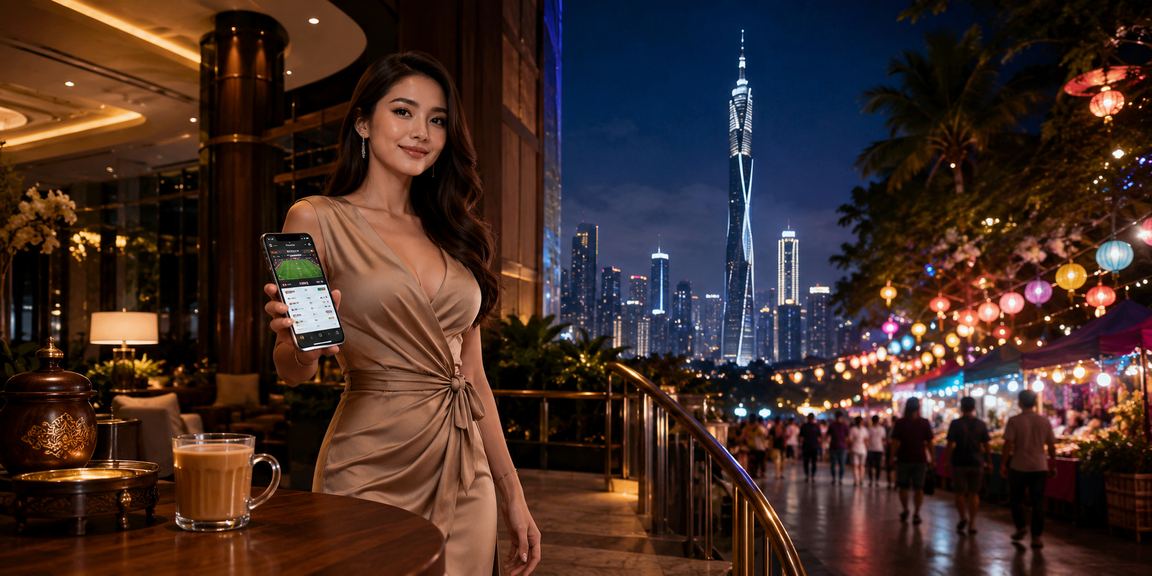 Pemain Malaysia menikmati permainan kasino mudah alih di Kuala Lumpur
